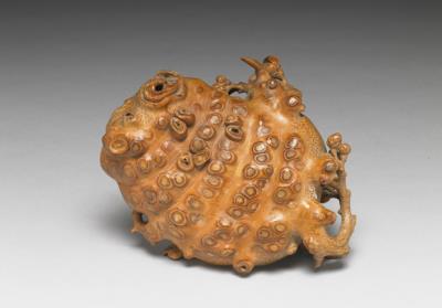 图片[3]-Carved bamboo brush washer with plum blossoms, early Qing dynasty (ca. 17th century).-China Archive